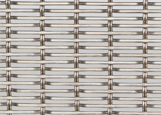 OEM tissé rigide de Mesh Stairs Railing de fil de cuir embouti de serrure d'acier inoxydable
