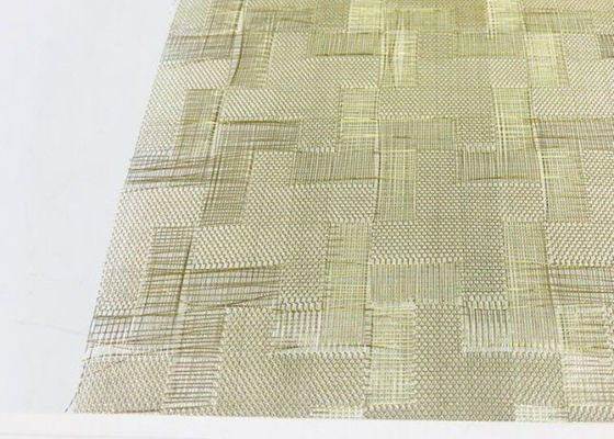 le verre tissé par sergé de 120m a stratifié le fil Mesh Architectural Facade Cladding