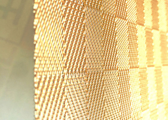 le verre d'or de 8ft a stratifié des escaliers de Mesh Antiwear For Furniture And de fil