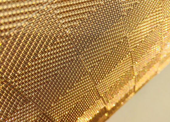 le verre d'or de 8ft a stratifié des escaliers de Mesh Antiwear For Furniture And de fil