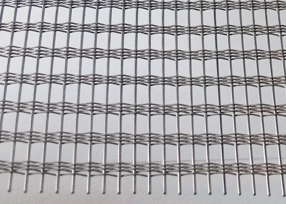verre non fragile d'écran d'acier inoxydable de 250cm avec le fil Mesh Inside 41,4% Gap