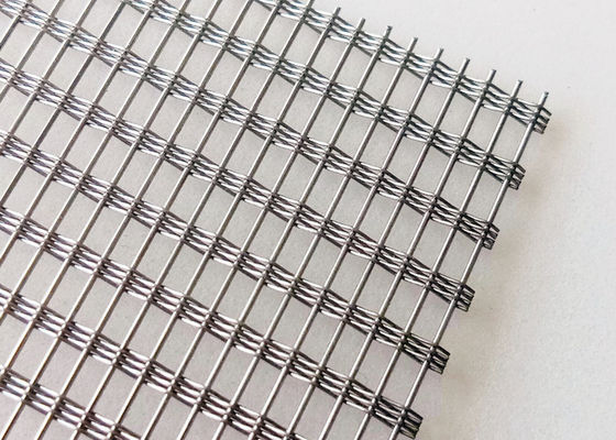 verre non fragile d'écran d'acier inoxydable de 250cm avec le fil Mesh Inside 41,4% Gap