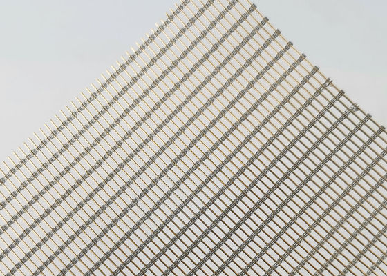 Fil décoratif pulvérisé Mesh Glass d'ISO9001 SS316 Mesh Fabric 0.94mm