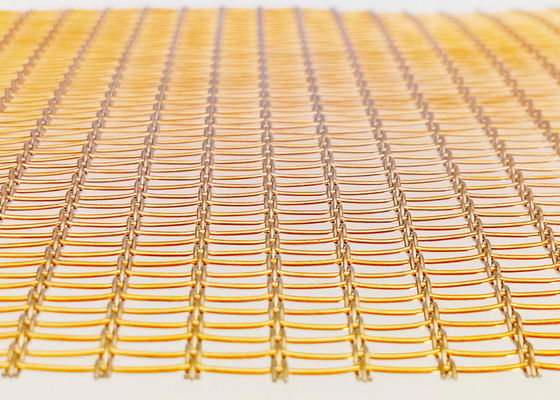 Revêtement de Mesh Eco Woven Copper Wall de fil stratifié par verre de SHUOLONG SS304