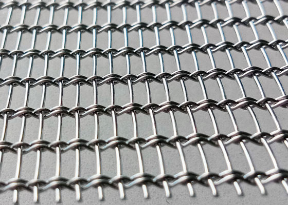 Fil intérieur Mesh Decorative Design de la couche intermédiaire SS304 en verre 1.2mm