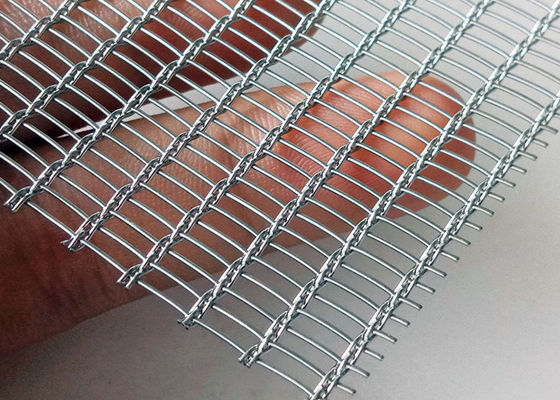 Fil intérieur Mesh Decorative Design de la couche intermédiaire SS304 en verre 1.2mm