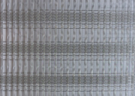 façade décorative intérieure de Mesh Glass Panels Exterior And de fil armure toile de 0.8mm