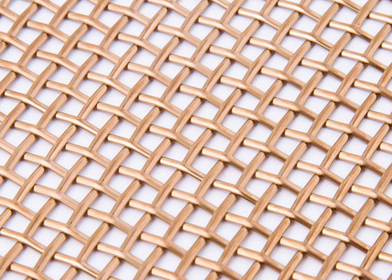 ISO9000 grillage tissé décoratif rouge 1.8mm 3.36kg/M2 épais