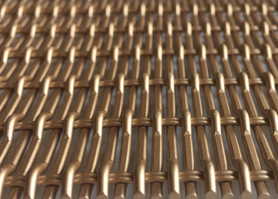 terrain découvert tissé décoratif du grillage 26% d'alliage d'aluminium de 6.5ft