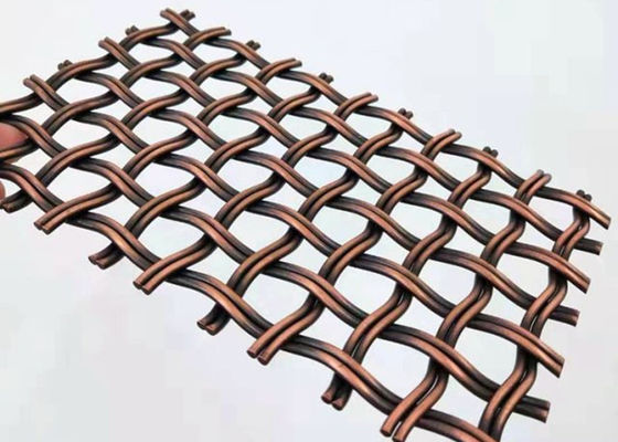 Fil tissé décoratif Mesh Partitions d'alliage à haute résistance 5ft pour des murs