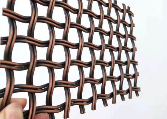 Fil tissé décoratif Mesh Partitions d'alliage à haute résistance 5ft pour des murs