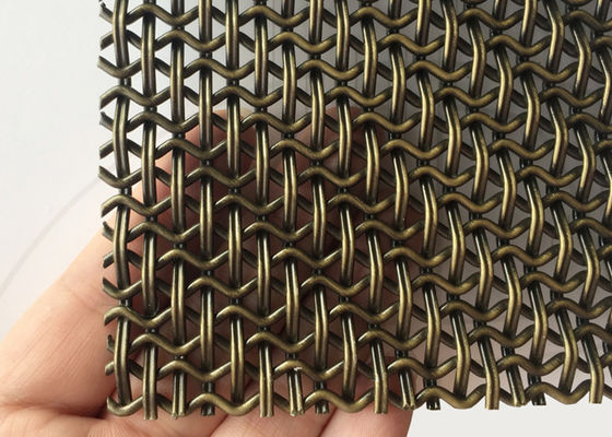 La serrure a serti par replis les murs tissés décoratifs de Mesh Eco Facade Architectural Screen de fil