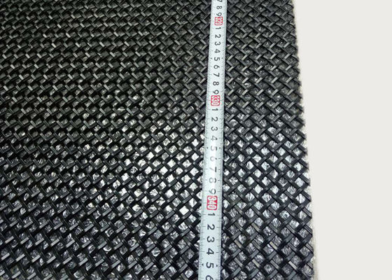 SS304 poudre noire antiusure Mesh Decorative For Building Structures enduit