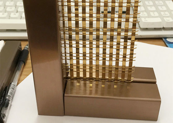 Fil tissé décoratif architectural d'or Mesh Stainless Steel 1513G DE X/Y d'OEM