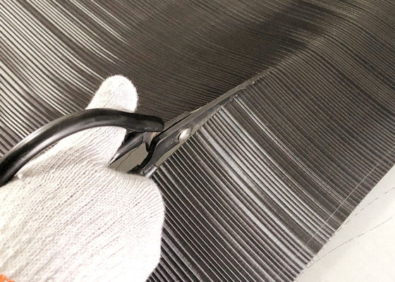 Revêtements muraux noirs de Mesh Screen Laminated Glass For de fil peints par 2.5m d'OIN