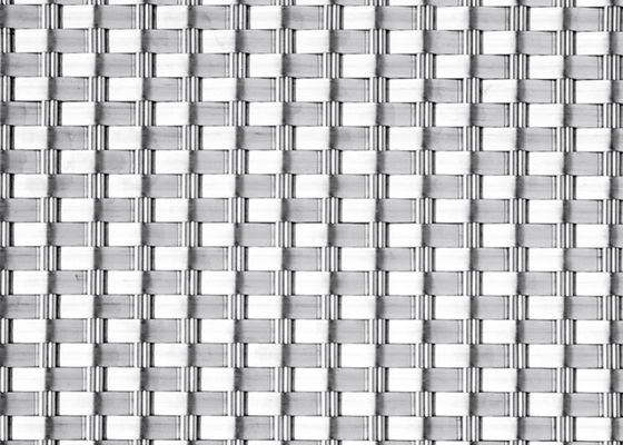 parasol tissé serré plat de Mesh Panels Architectural Mesh Fabrics de fil de 1.5m