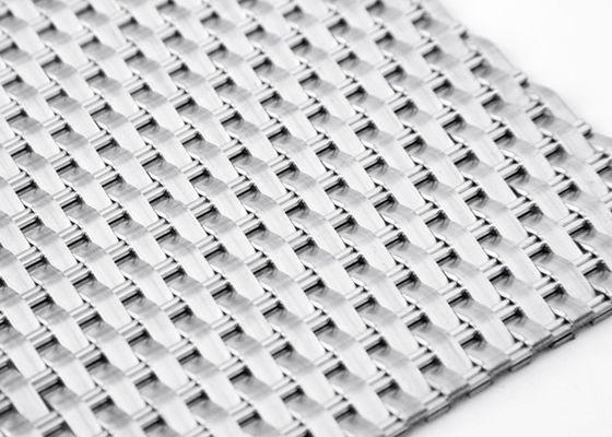 parasol tissé serré plat de Mesh Panels Architectural Mesh Fabrics de fil de 1.5m