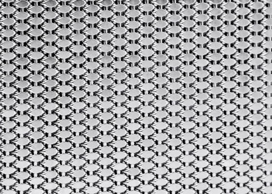 Maille tissée par PVD en métal d'ascenseur de Mesh Panels Anti Fire Decorative de fil