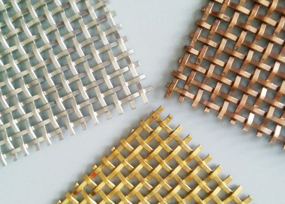 écrans de sécurité décoratifs multicolores de Mesh Grilles Plated Metal Steel de fil de 3m