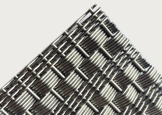 GV décoratif architectural tissé 4.5mm de Mesh Stainless Steel d'écran épais