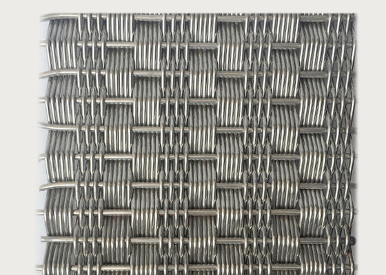 GV décoratif architectural tissé 4.5mm de Mesh Stainless Steel d'écran épais