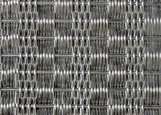 GV décoratif architectural tissé 4.5mm de Mesh Stainless Steel d'écran épais