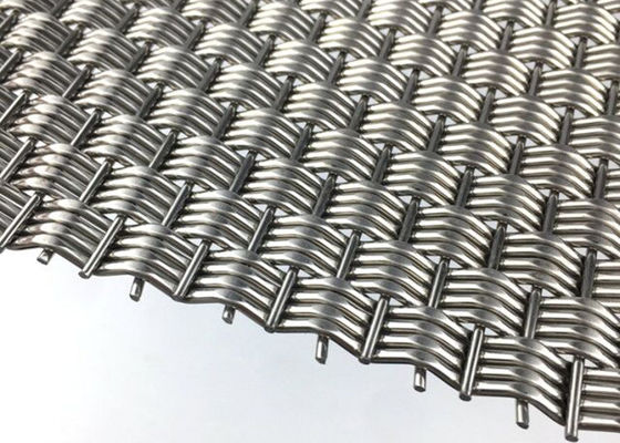 Fil tissé architectural rigide Mesh Panels Stainless Steel Eco 4.9mm épais