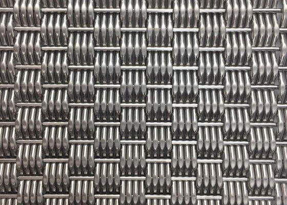 Fil tissé architectural rigide Mesh Panels Stainless Steel Eco 4.9mm épais