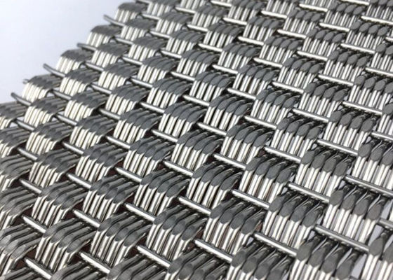 Fil tissé architectural rigide Mesh Panels Stainless Steel Eco 4.9mm épais