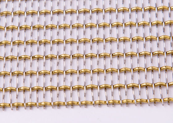 couvertures décoratives de cuivre rouges de radiateur de Mesh Grilles Gold Plated For de fil de 65ft SS316L