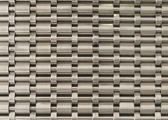 revêtement de Mesh Panels Fireproof Elevator Door de fil tissé par huile libre de 4m