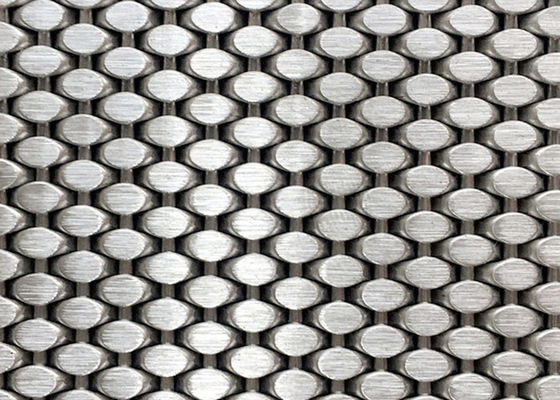 longueur de Mesh Cladding High Tensile Strength 4.5m 5.5m en métal de l'acier inoxydable 316L