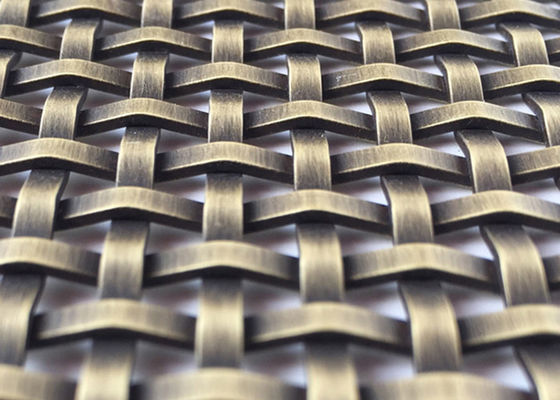 Gril en acier de cuivre rouge Mesh Interior Design Anti Alkaline 20m 2.5mm profondément