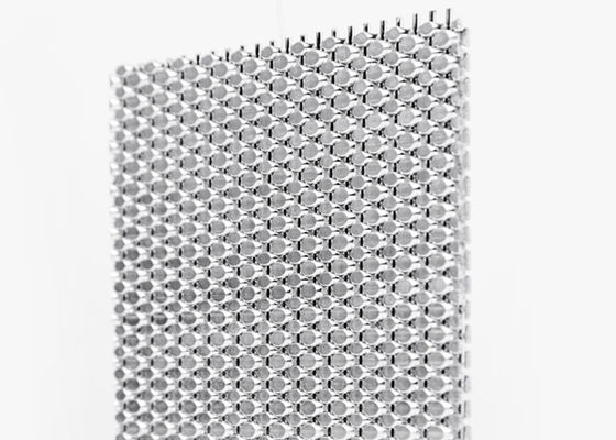 Architecture décorative de façade de tissu de fil d'acier de Mesh Screen 15ft en métal d'OEM 1.5mm