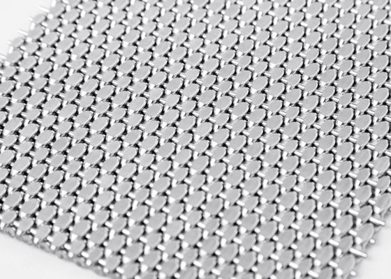 Architecture décorative de façade de tissu de fil d'acier de Mesh Screen 15ft en métal d'OEM 1.5mm