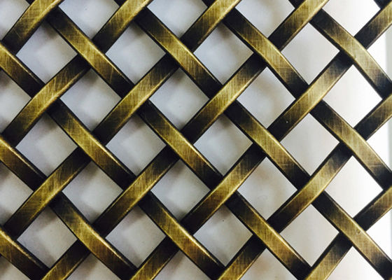 fil décoratif bouclé Mesh Grilles PVD de 3mm