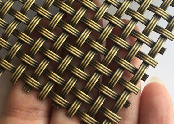 le métal décoratif Mesh Screen Wire Grille Antique d'ODM de 3.2mm a plaqué