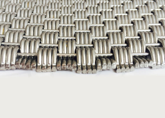 Couleur naturelle tissée décorative de Mesh Panels AISI 316L de fil de séparations