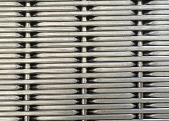 Lancement tissé de chaîne du diamètre 17.5mm de Mesh Panels 2mm de fil d'acier inoxydable du SUS 304