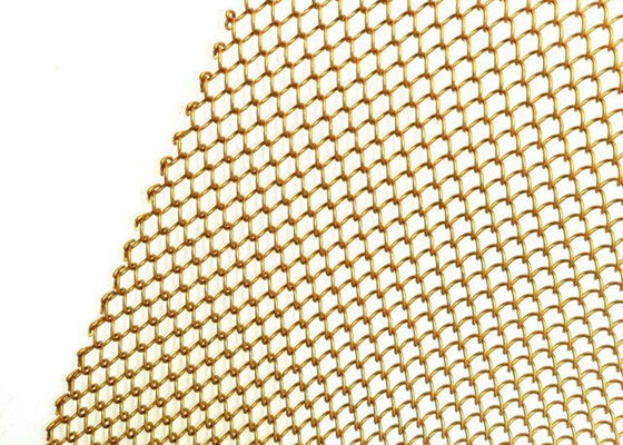 Or à la maison flexible Mesh Curtain de la draperie 13ft de bobine en métal de décor