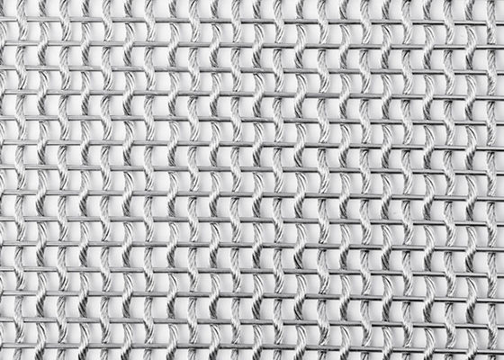Armure toile flexible architecturale sertie par replis de Mesh Fabric SS310 de métal