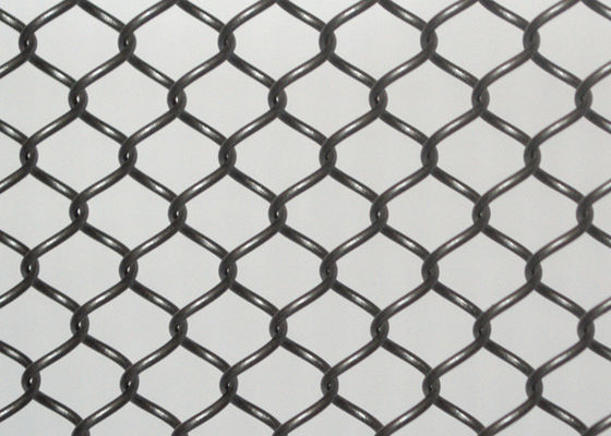 Fil Mesh Curtain Aluminum Alloy de cheminée de Grey Architectural Metal 10m
