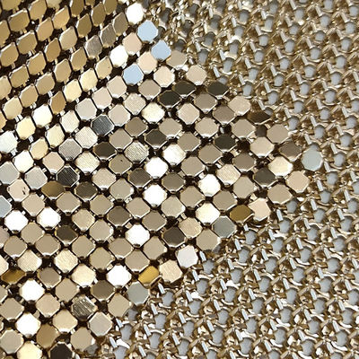 Métal métallique en aluminium Mesh Fabric For Clothing d'Oilproof de paillettes de revêtement de GV