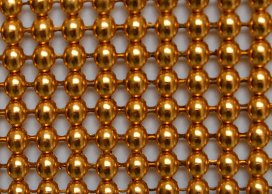 Tissu métallique PVD Mesh Fabric en aluminium de paillette de la façade 2mm de décoration