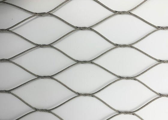 Main de corde d'olive d'acier inoxydable - diamètre tissé 50m de Mesh Natural Colour 3.2mm