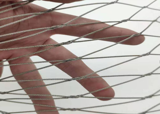 Main de corde d'olive d'acier inoxydable - diamètre tissé 50m de Mesh Natural Colour 3.2mm