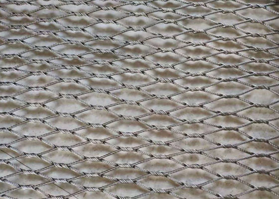 écran flexible antirouille du grillage 1.6mm Dia Braided Wire Mesh Bird de 50x50mm