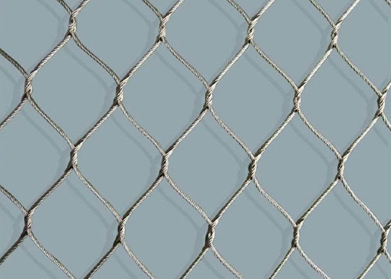 Main de SHUOLONG 7x7 - Mesh Facade Stainless Steel Rope tissé Mesh Netting