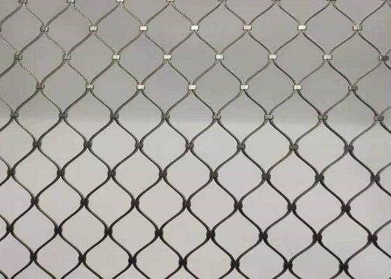 OEM antiusure de 8m Diamond Woven Wire Mesh avec la boucle de ruban
