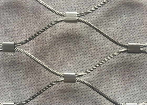 OEM antiusure de 8m Diamond Woven Wire Mesh avec la boucle de ruban